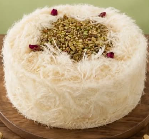 Pistachio Angel Hair Cake